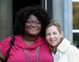 Washington C.A.S.H. client Crystal Jordan and mentor Ruth Verhoff